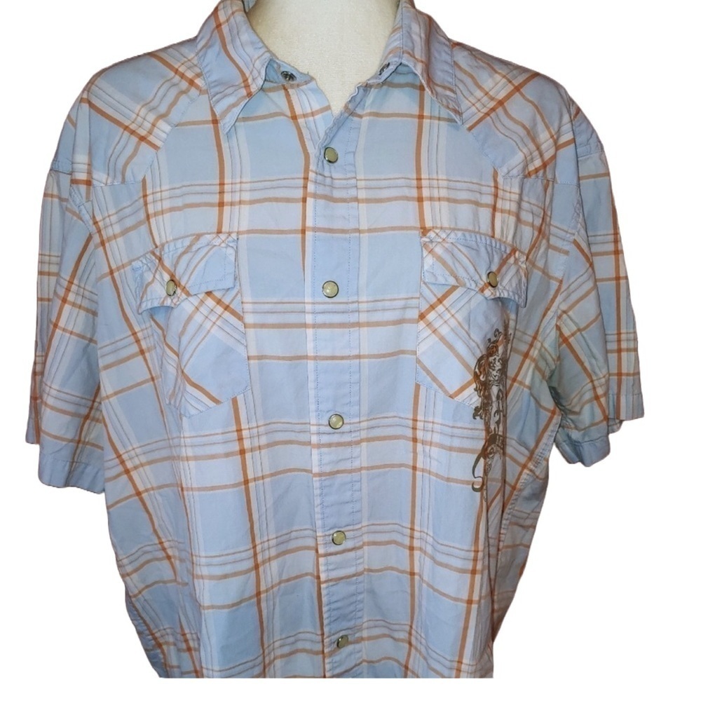Aeropostale Athletic Fit Pearl Snap Shirt XL